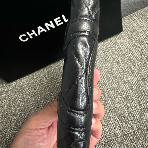 🌺 Chanel cambon compact wallet in black lambskin - Picture 4 of 12